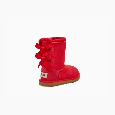 UGG Bailey Bow II Red Boots for Kids (GXRE35168)